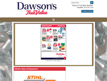 Tablet Screenshot of dawsonstruevalue.com